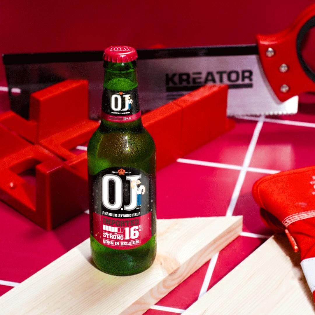 O.J. 16% Strong Beer 250ml Bottle-O.J. Beer