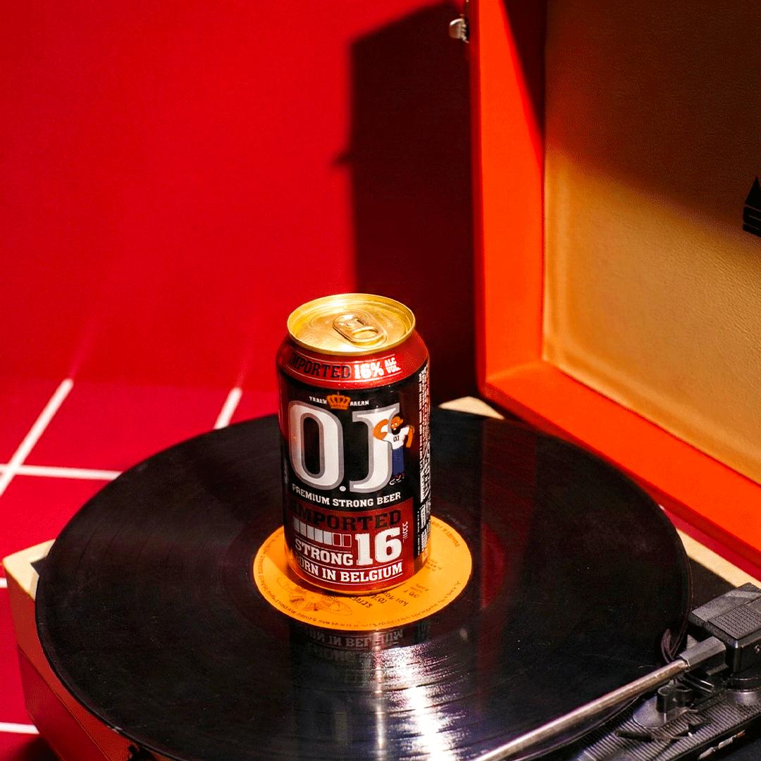 O.J. 16% Strong Beer 330ml Can-O.J. Beer