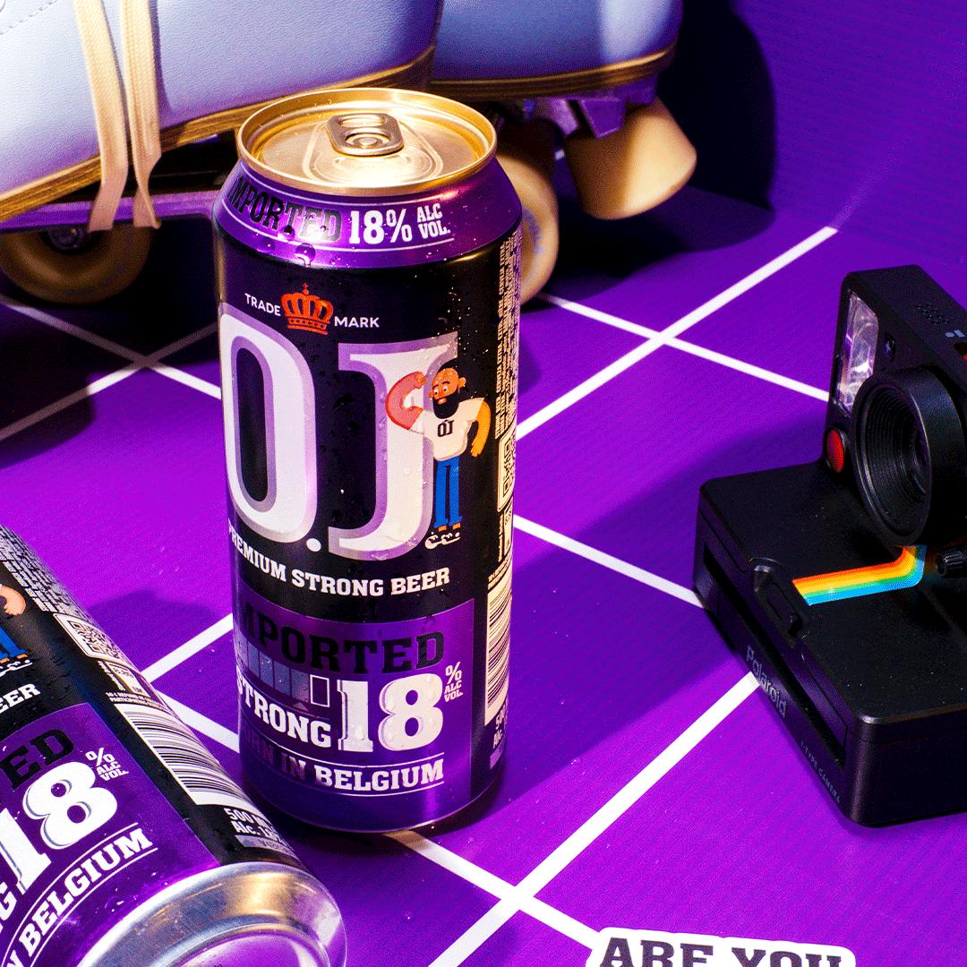 O.J. 18% Strong Beer 500ml Can-O.J. Beer