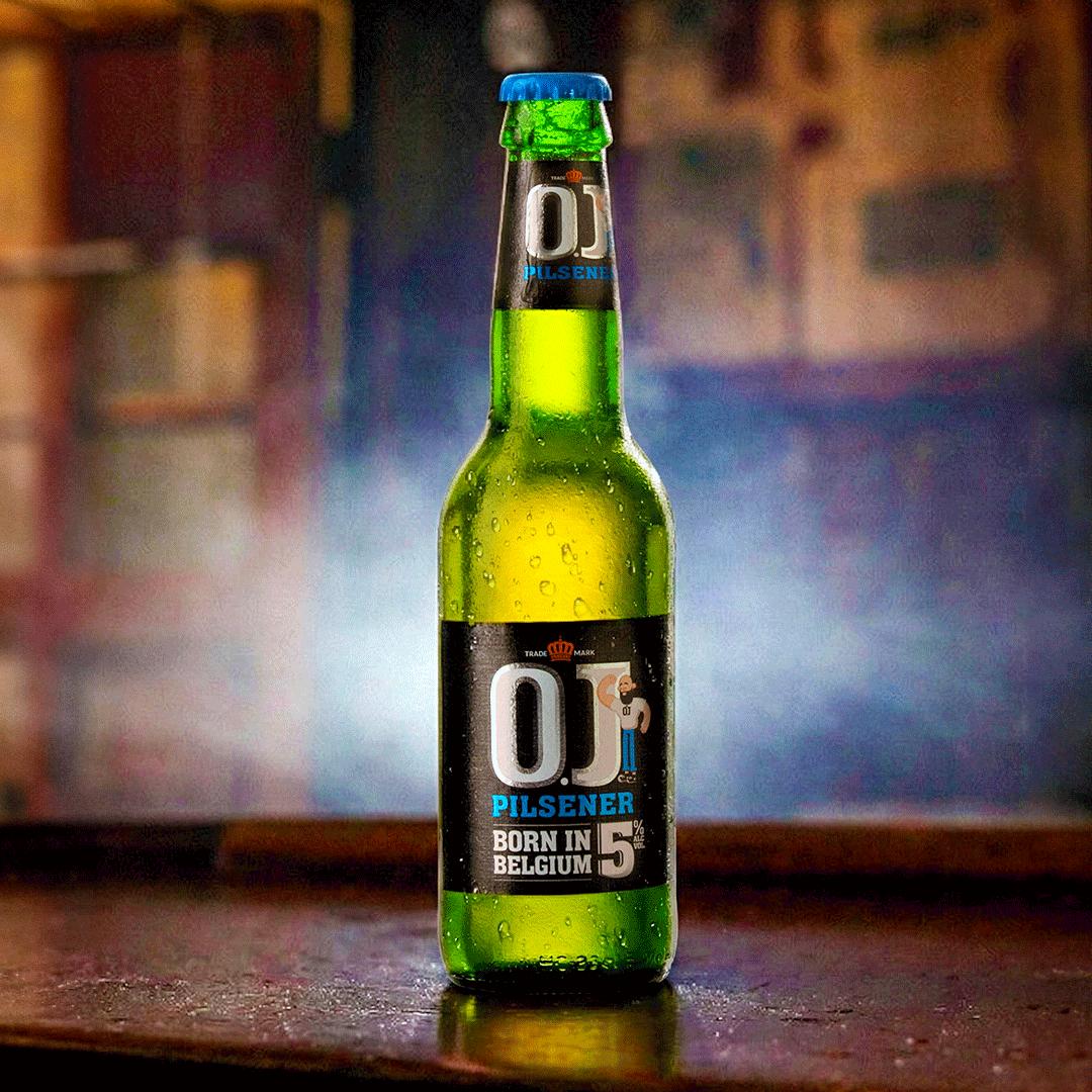 O.J. Signature Pilsener 330ml Bottle-O.J. Beer