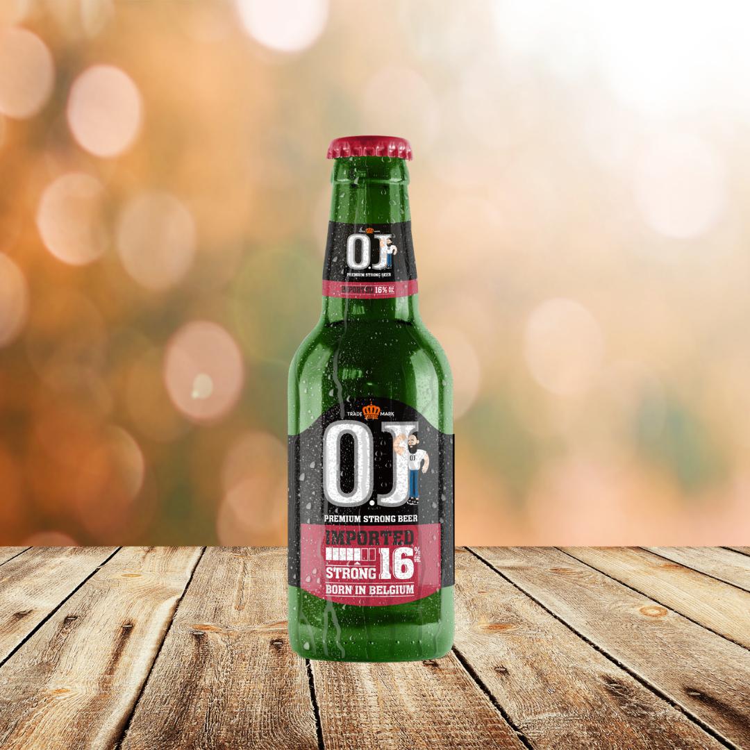 O.J. 16% Strong Beer 250ml Bottle-O.J. Beer