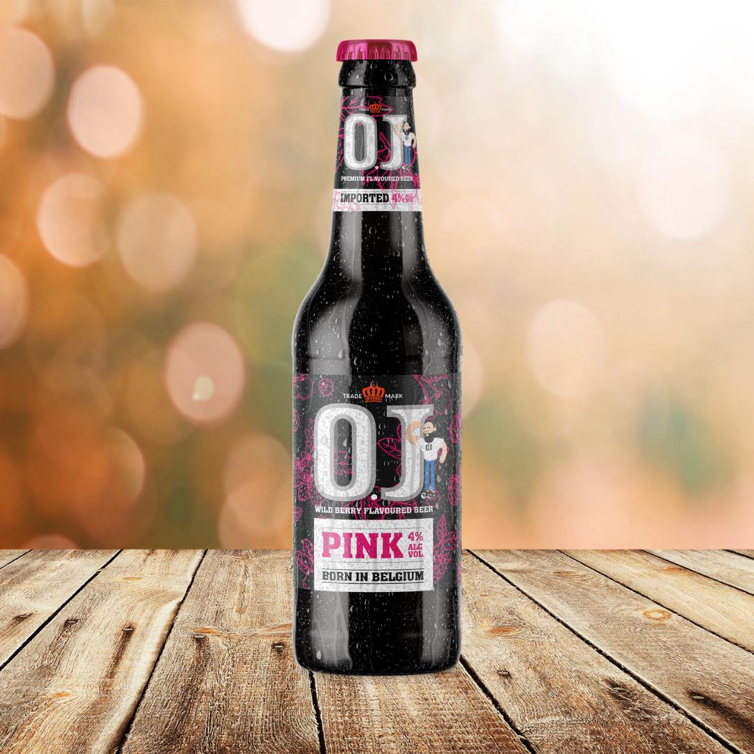 O.J. Pink - Fruit Flavoured Beer-O.J. Beer