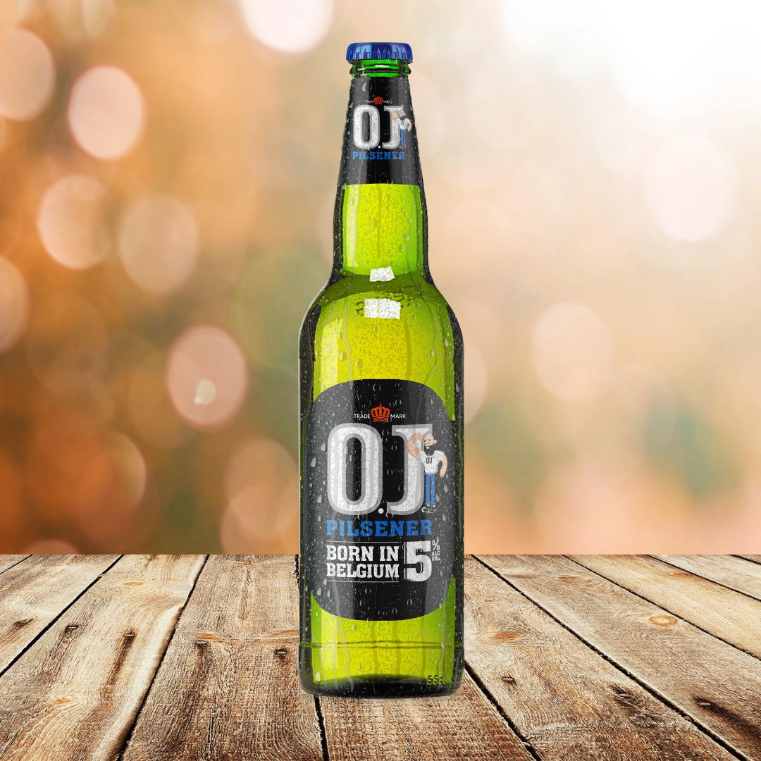 O.J. Signature Pilsener 660ml Bottle - 5%-O.J. Beer